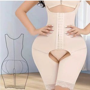 XXL NUDE WOMEN'S WAIST TRAINER TUMMY CONTROL FULL BODY SHAPER SHAPEWEAR CORSE…